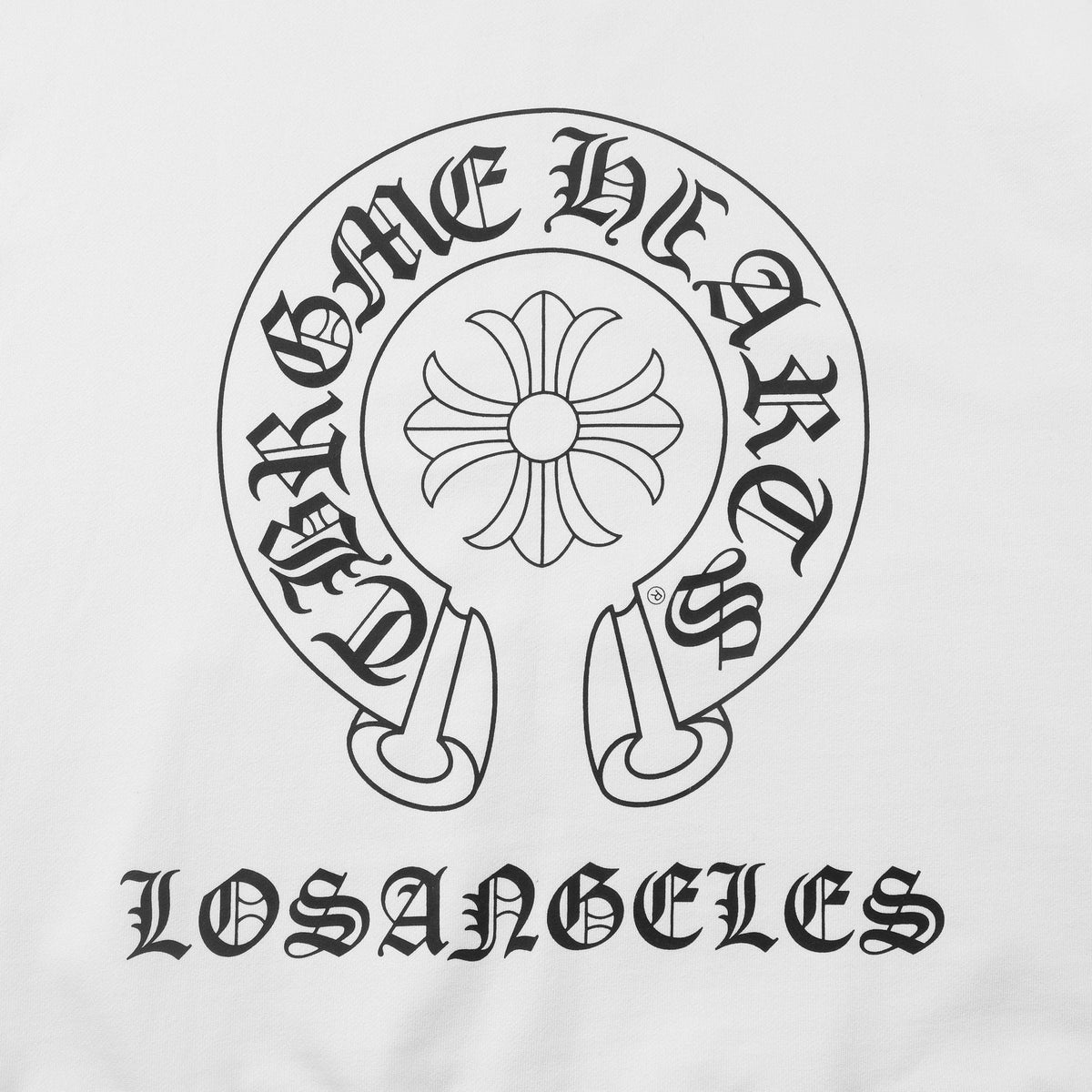 Chrome Hearts Horseshoe Graphic Zip Hoodie — detail