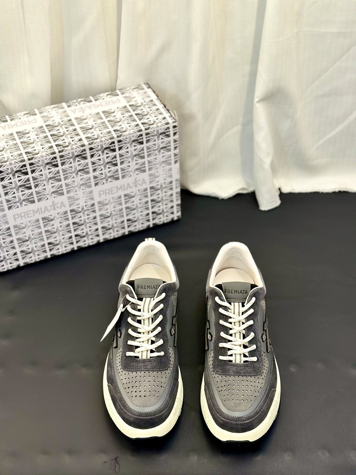 PREMIATA Panel Low-Top Sneakers — front