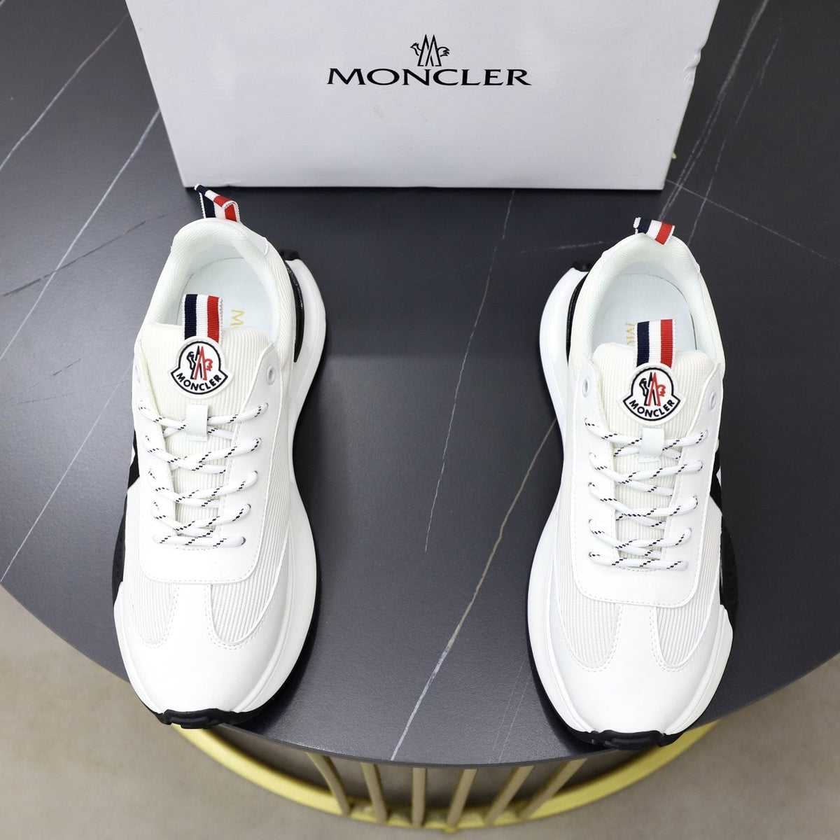Moncler Contrast Sole Low-Top Sneakers — front