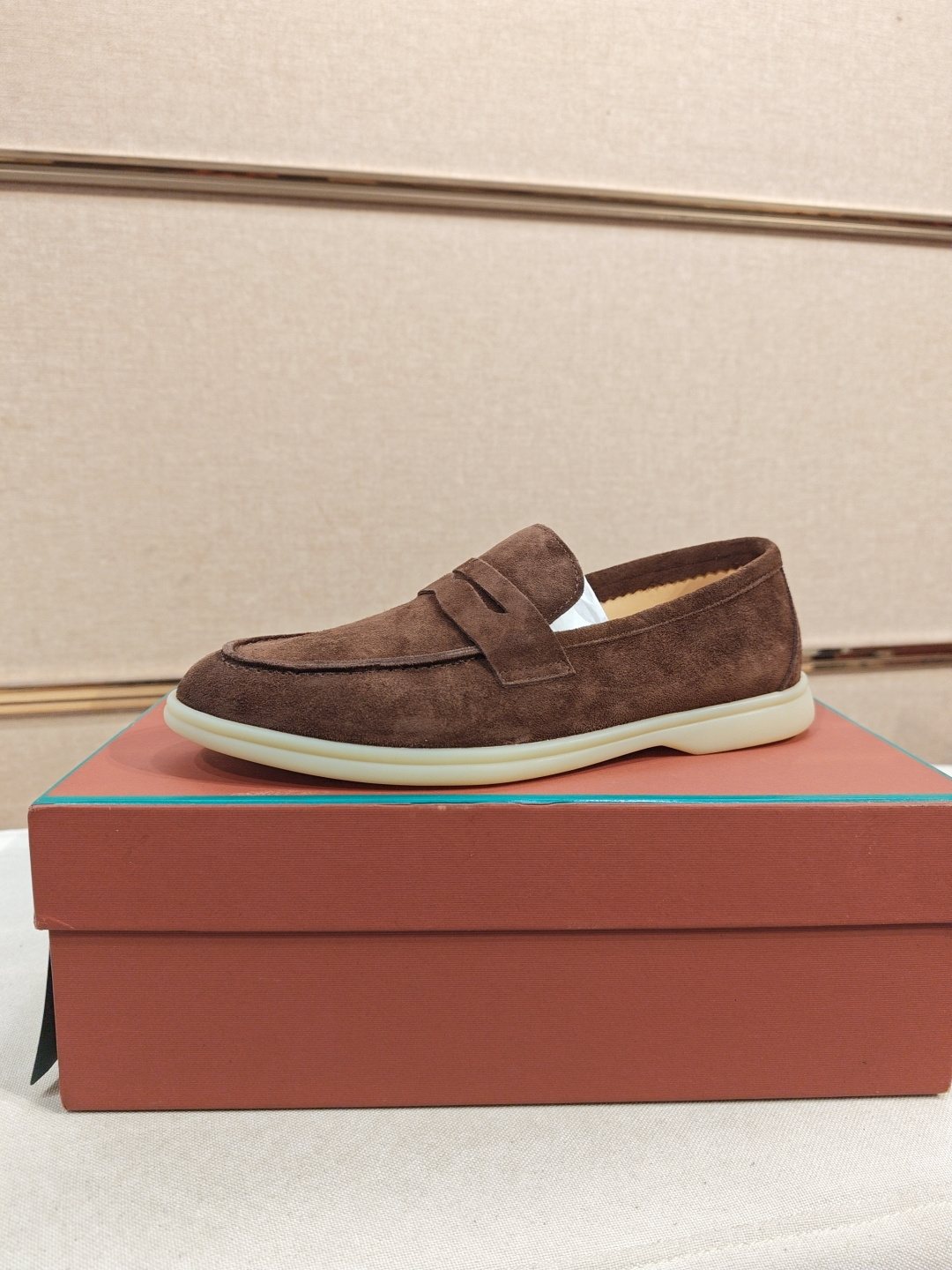 Loro Piana Penny Loafers — front