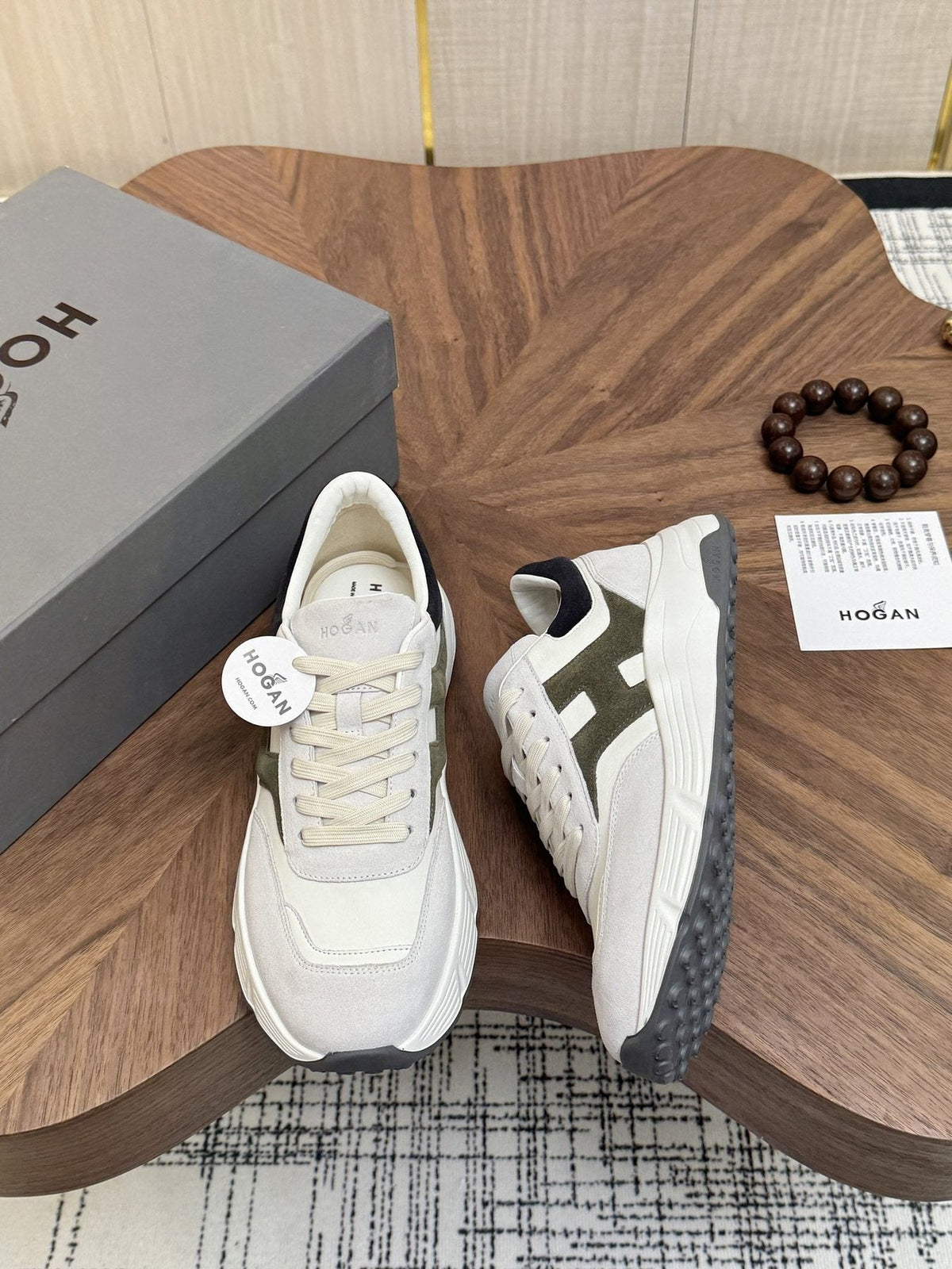 Hogan H-Stripes Platform Sneakers — front