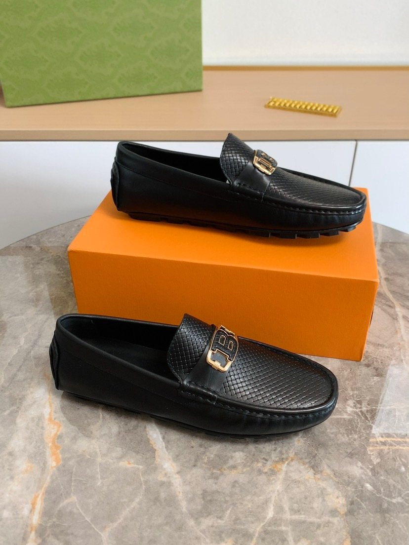 Textured Ornament Loafers — side