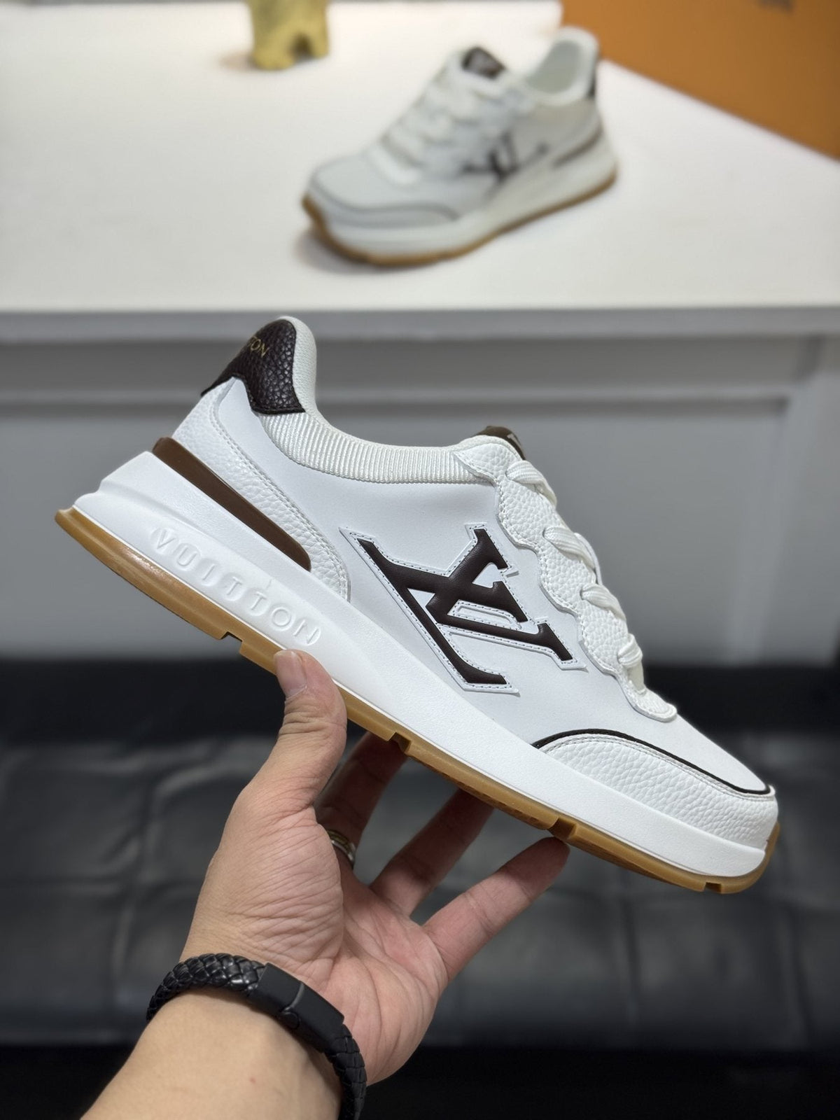 Louis Vuitton LV-Detail Low-Top Sneakers — side