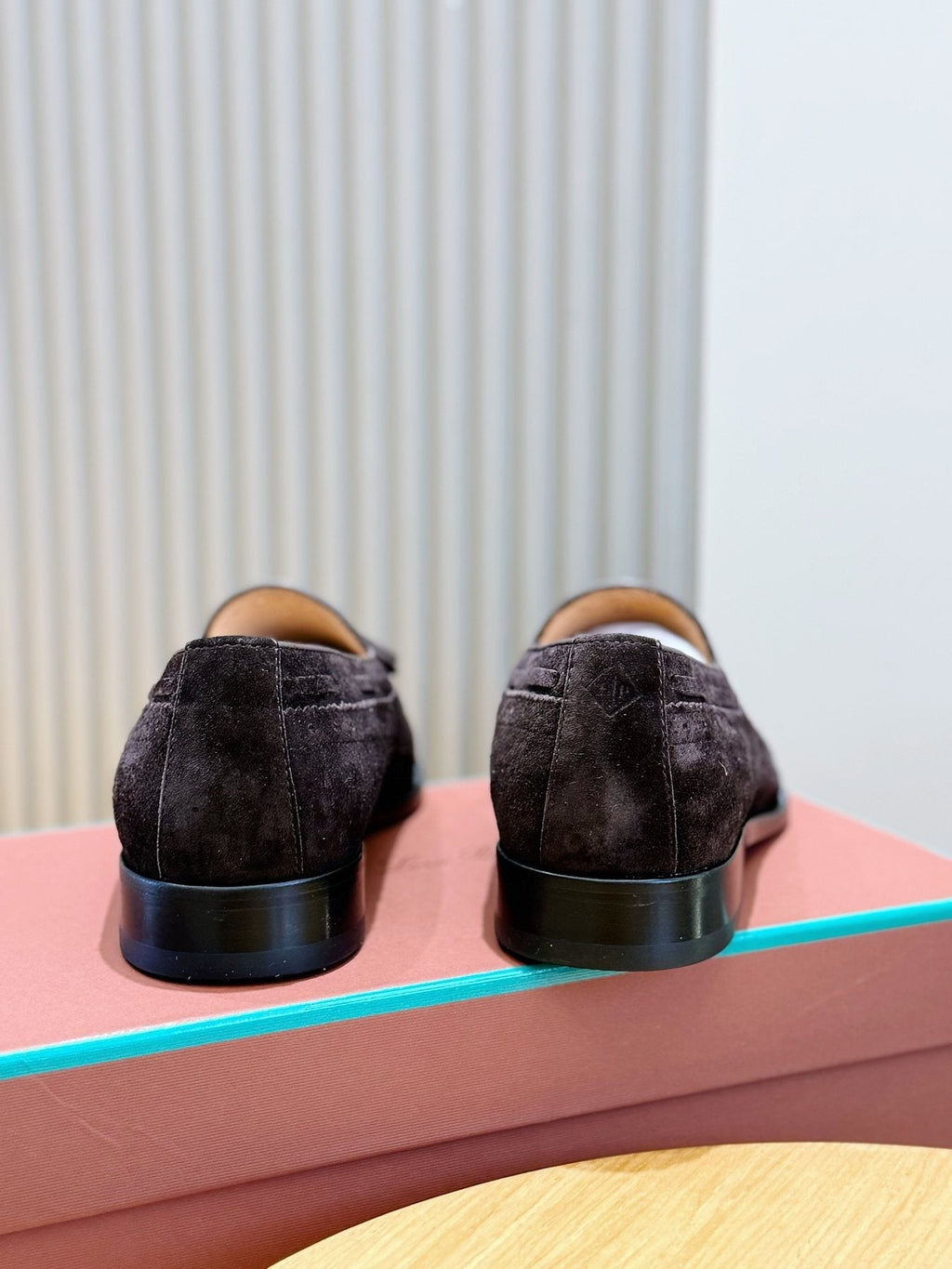 Loro Piana Suede Tassel Loafers — front