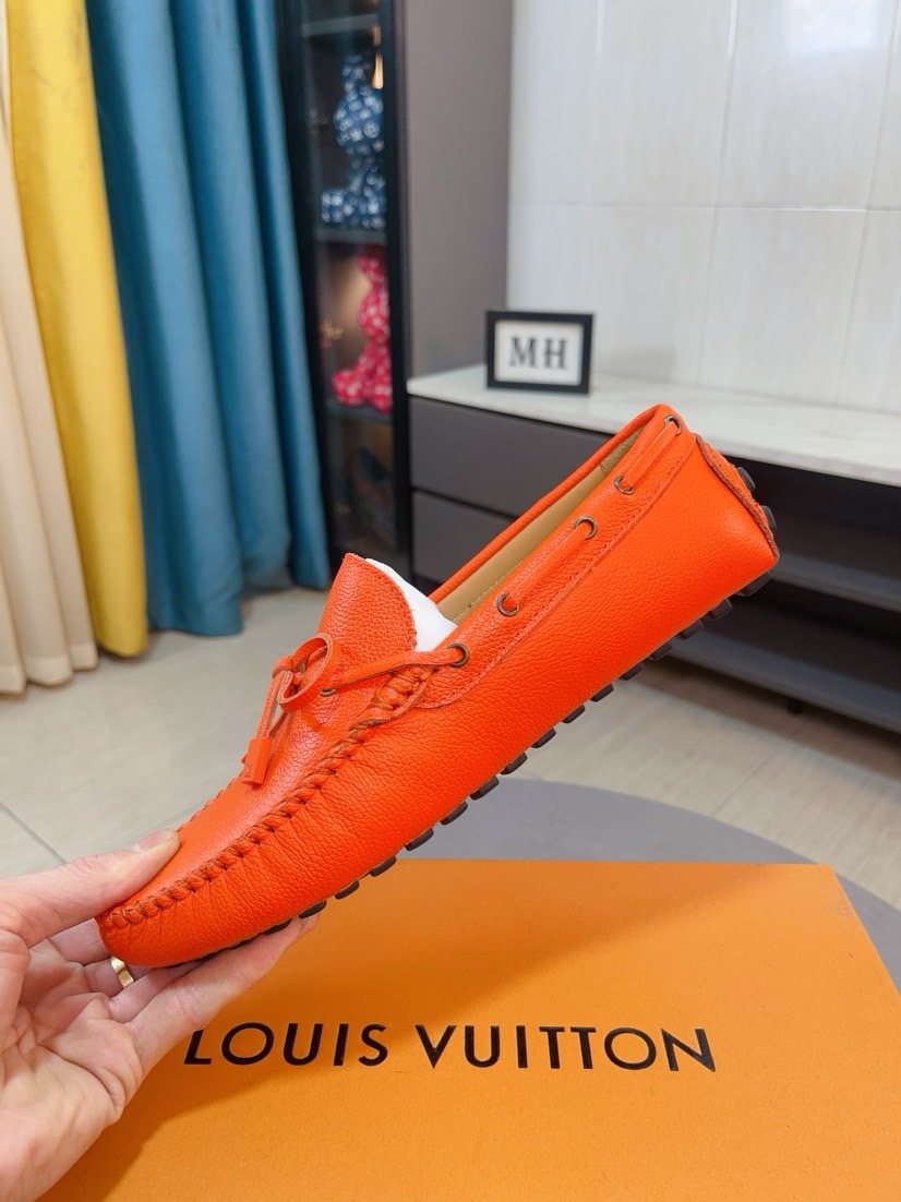 Louis Vuitton Lace-Tie Driving Moccasins — side