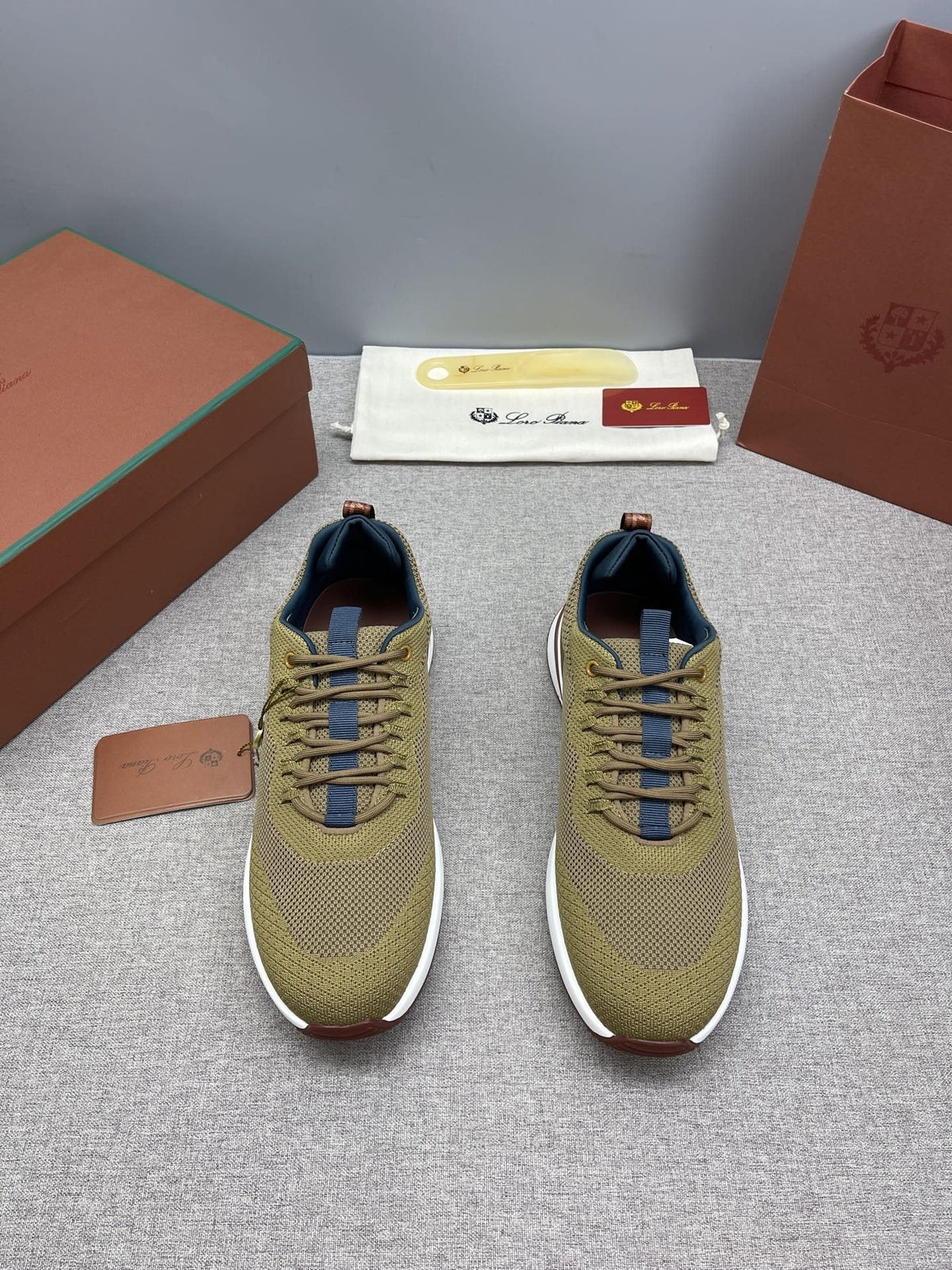 Loro Piana Tennis Walk Low-Top Sneakers — hero