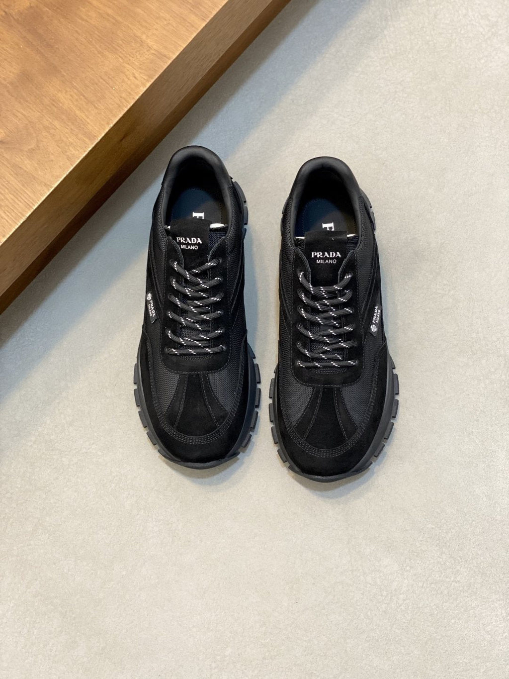 Prada Panel Low-Top Sneakers — front