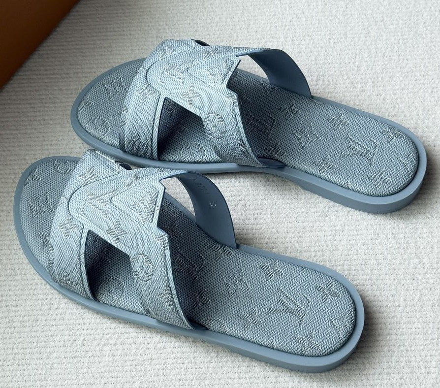Louis Vuitton Cross-Strap Slide Sandals — hero