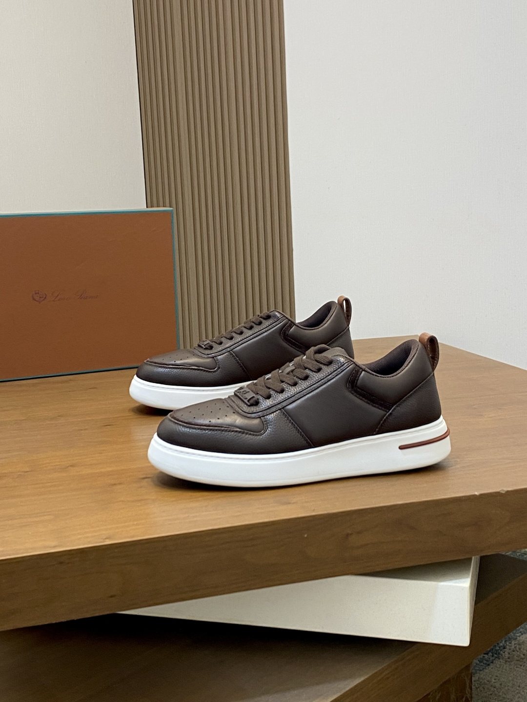 Loro Piana Tennis Walk Low-Top Sneakers — front