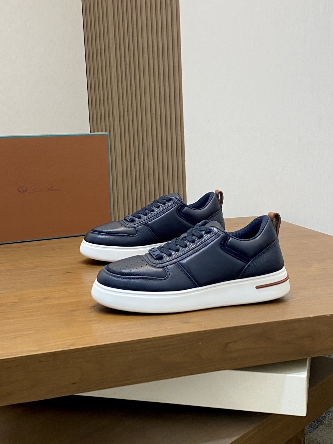 Loro Piana Tennis Walk Low-Top Sneakers — front