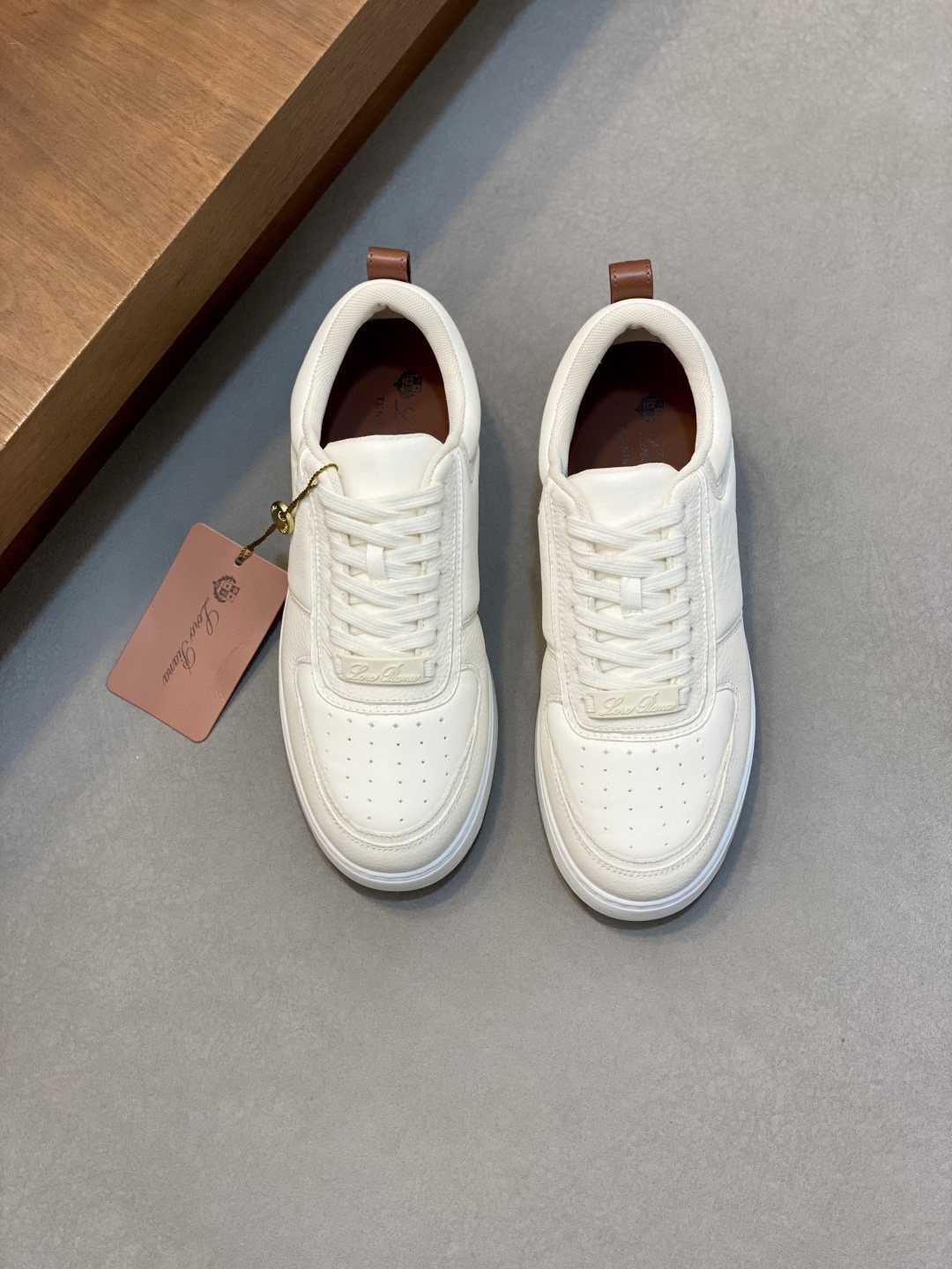 Loro Piana Tennis Walk Low-Top Sneakers — front