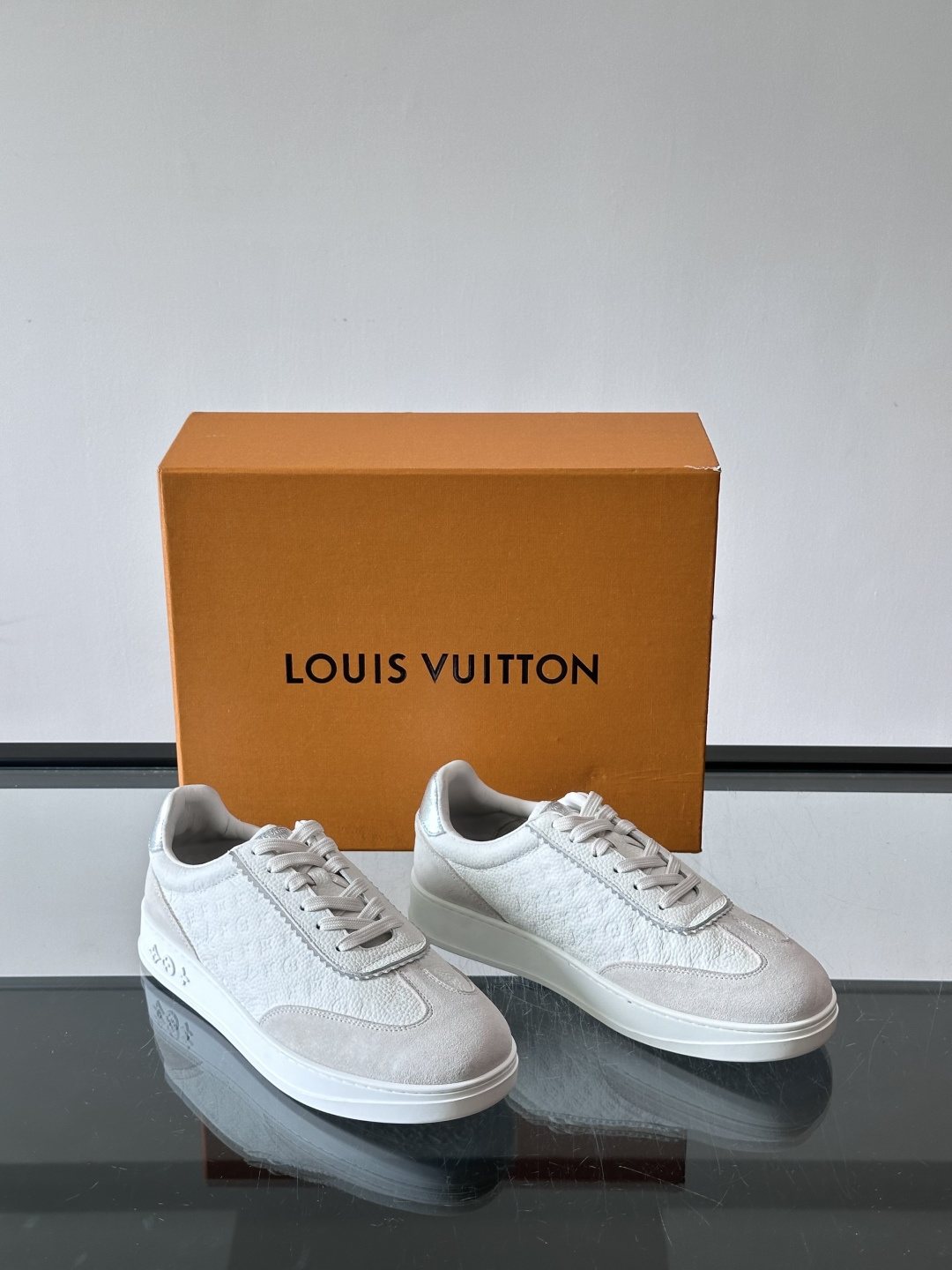 Louis Vuitton Flash Monogram Low-Top Sneakers — front