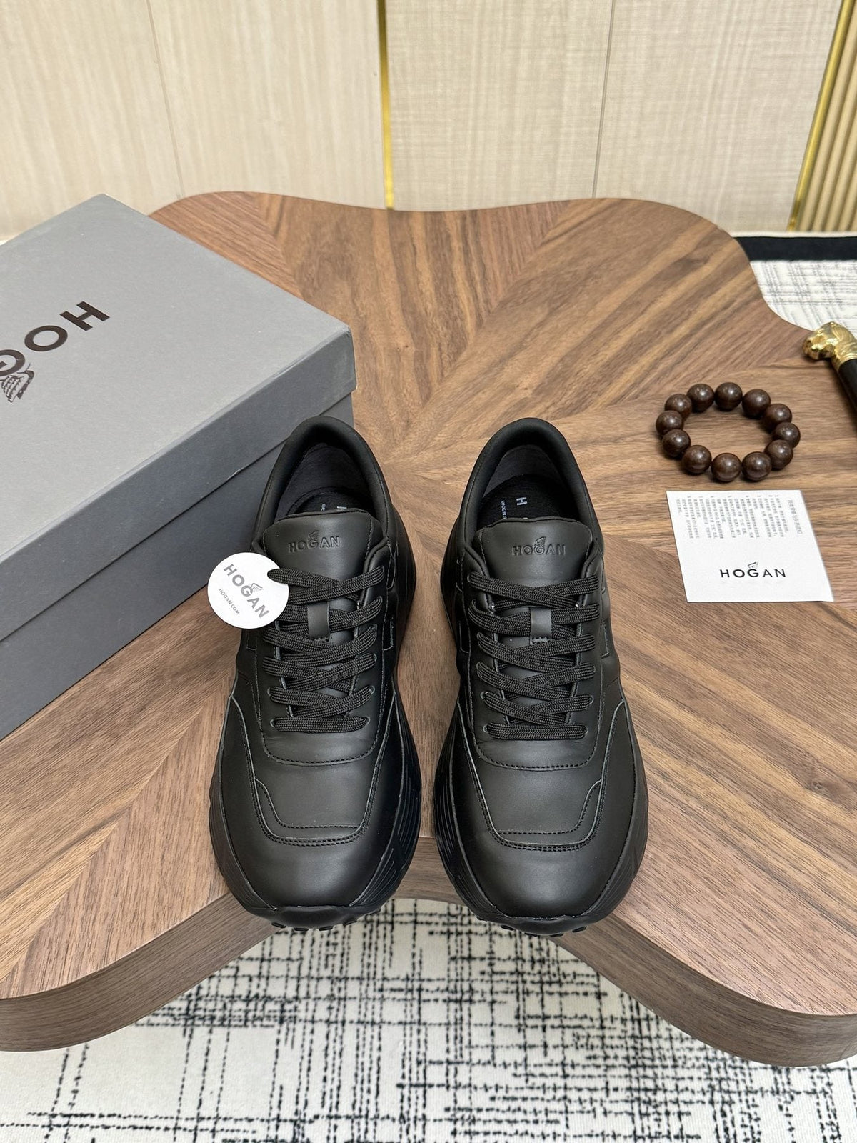 HOGAN H-Stripes Platform Sneakers — front