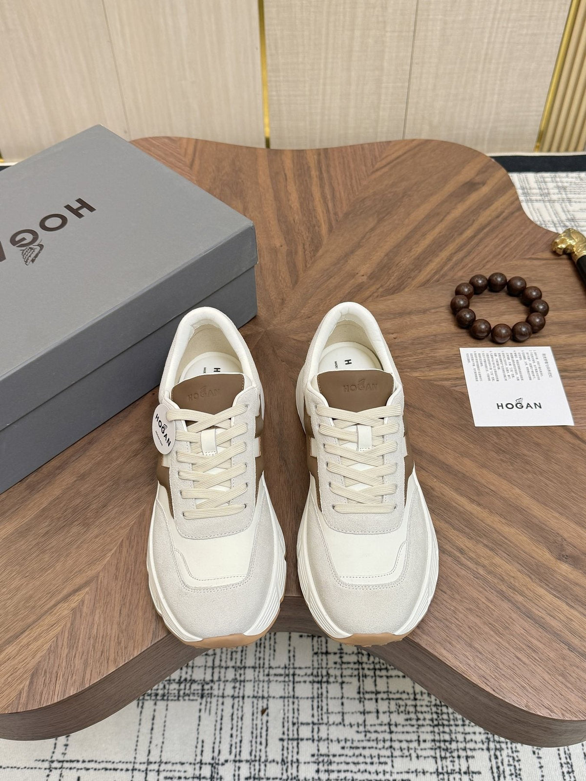 Hogan Black Low-Top Sneakers — front